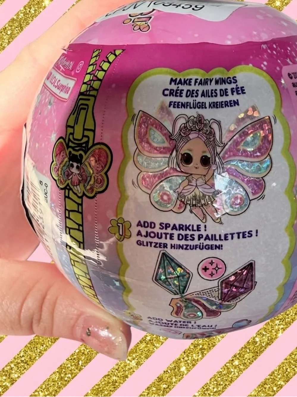 L.O.L. Surprise! Fairies Collectible Reveal Balls - Pink, Purple, Yellow
